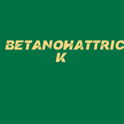 Logo da BETANOHATTRICK